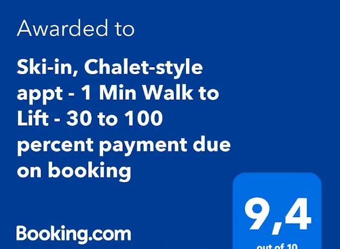 Ski-in, Chalet-style Appt - 1 Min Walk To Lift Верб'є