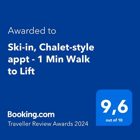 Ski-in, Chalet-style Appt - 1 Min Walk To Lift * Verbier